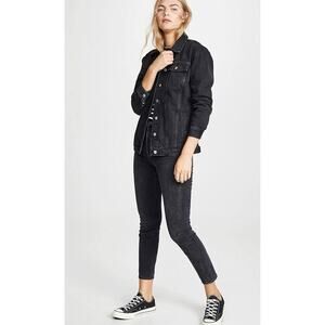 NWOT Madewell Oversized Trucker Jean Jacket in Lunar Wash